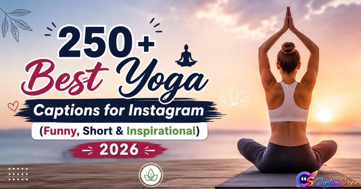 Yoga Captions for Instagram