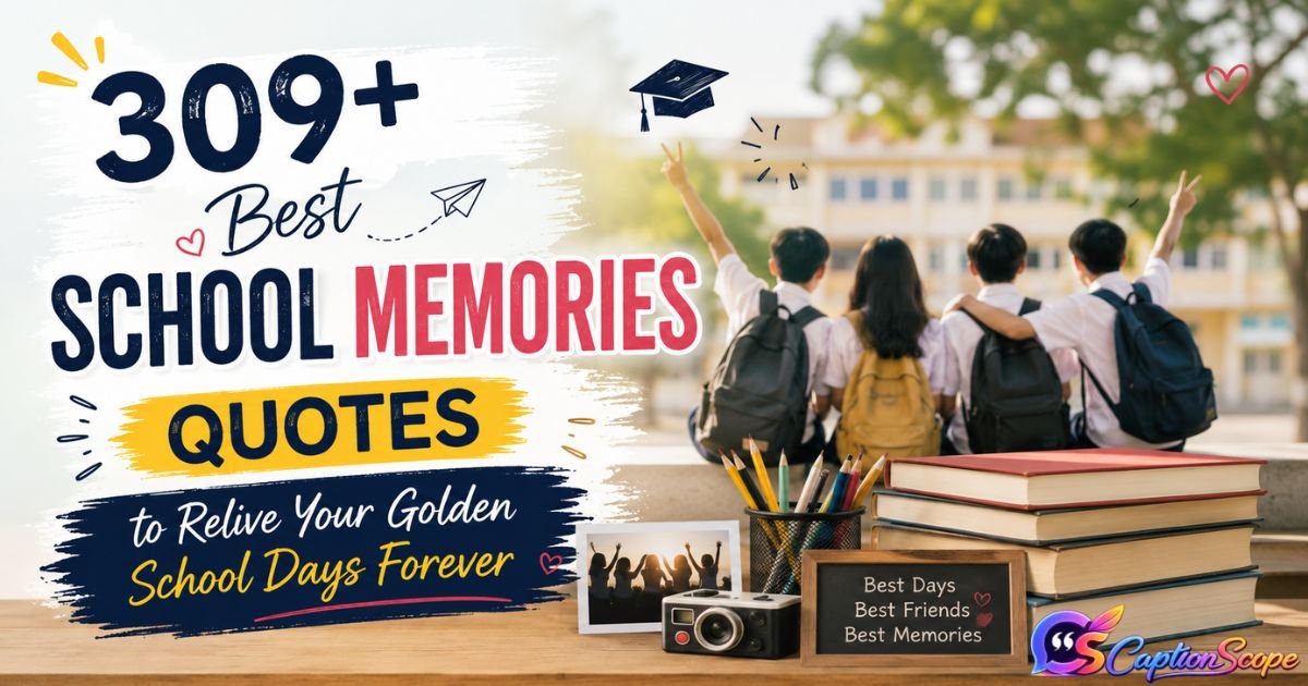School Memories Quotes