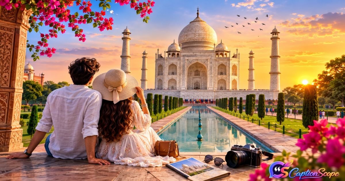 Taj Mahal Instagram Captions