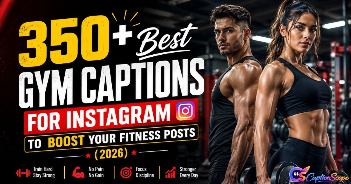 Gym Captions for Instagram