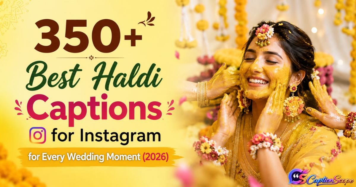 Haldi Captions