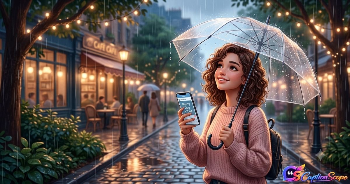 Rain Captions for Instagram