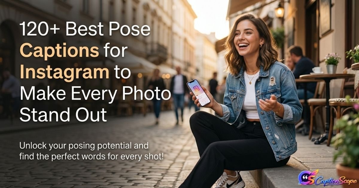 Pose Captions for Instagram