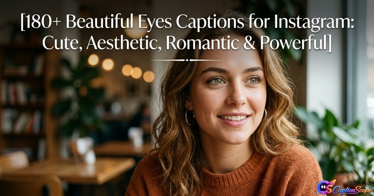 Eyes Captions for Instagram