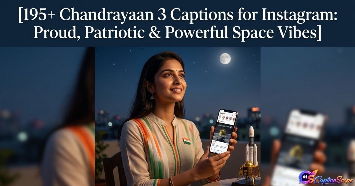 Chandrayaan 3 Captions