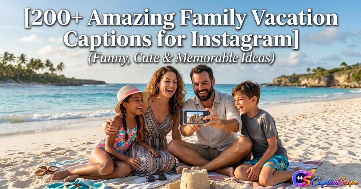 Family Vacation Captions