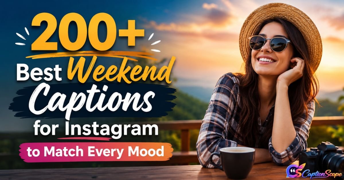 Weekend Captions for Instagram