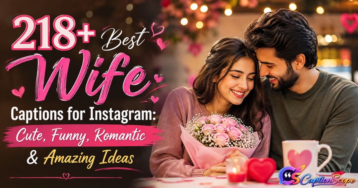 Wife Captions for Instagram