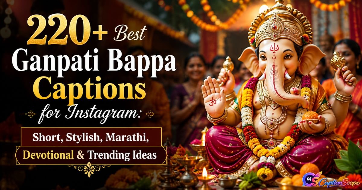 Ganpati Bappa Captions