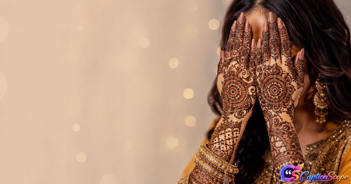 Stylish Mehndi Captions
