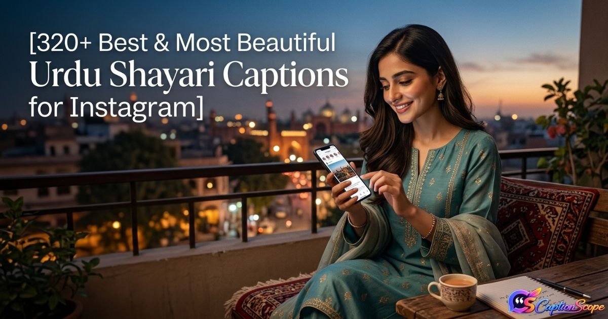 Urdu Shayari Captions