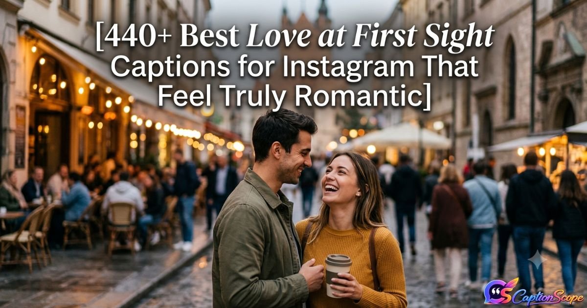 Love at First Sight Captions