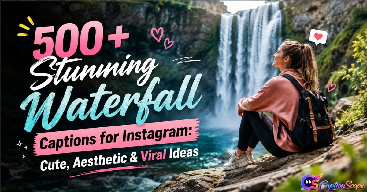 Waterfall Captions