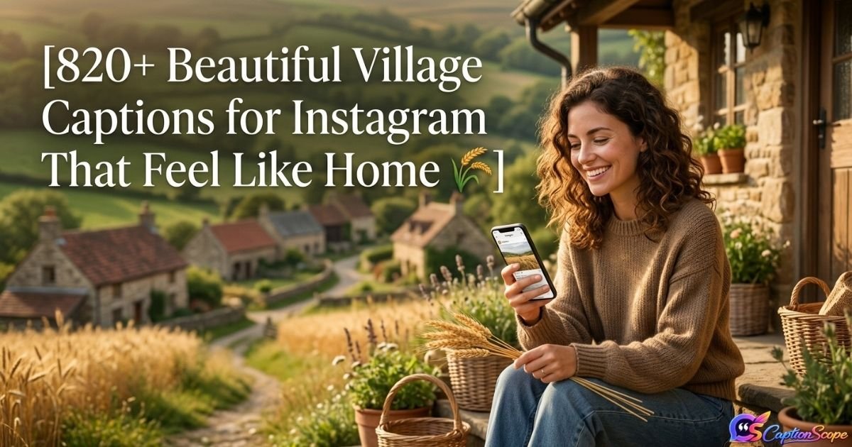 Village Captions for Instagram