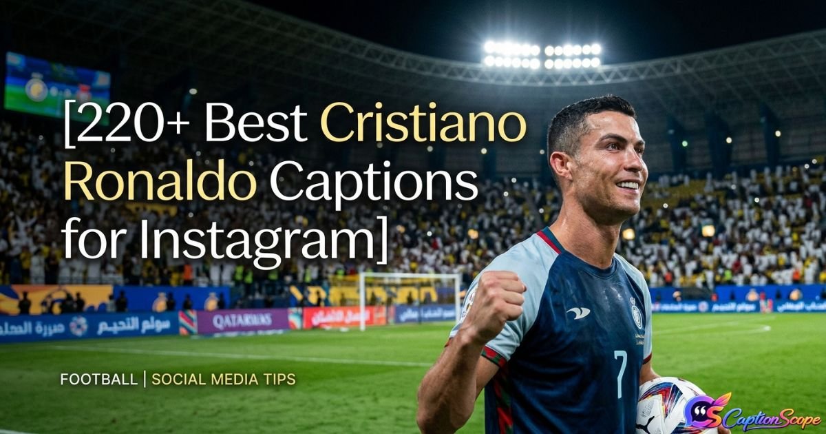 Cristiano Ronaldo Captions