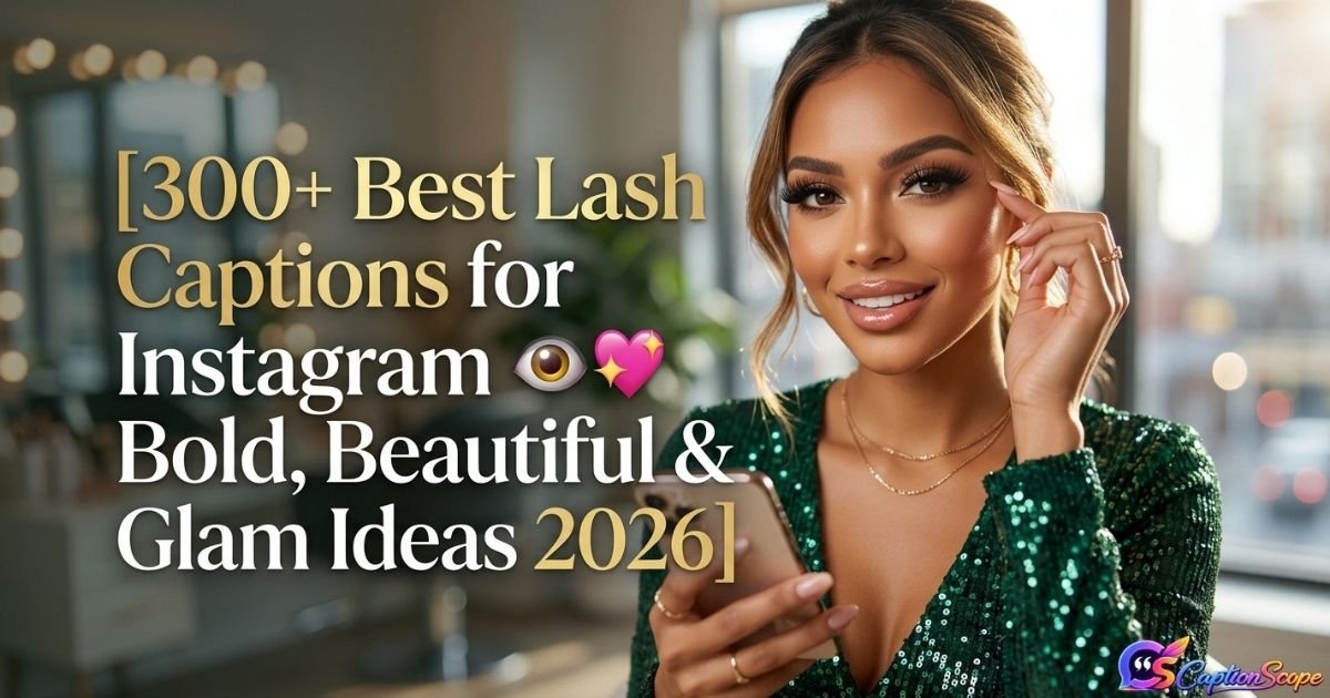 Lash Captions for Instagram