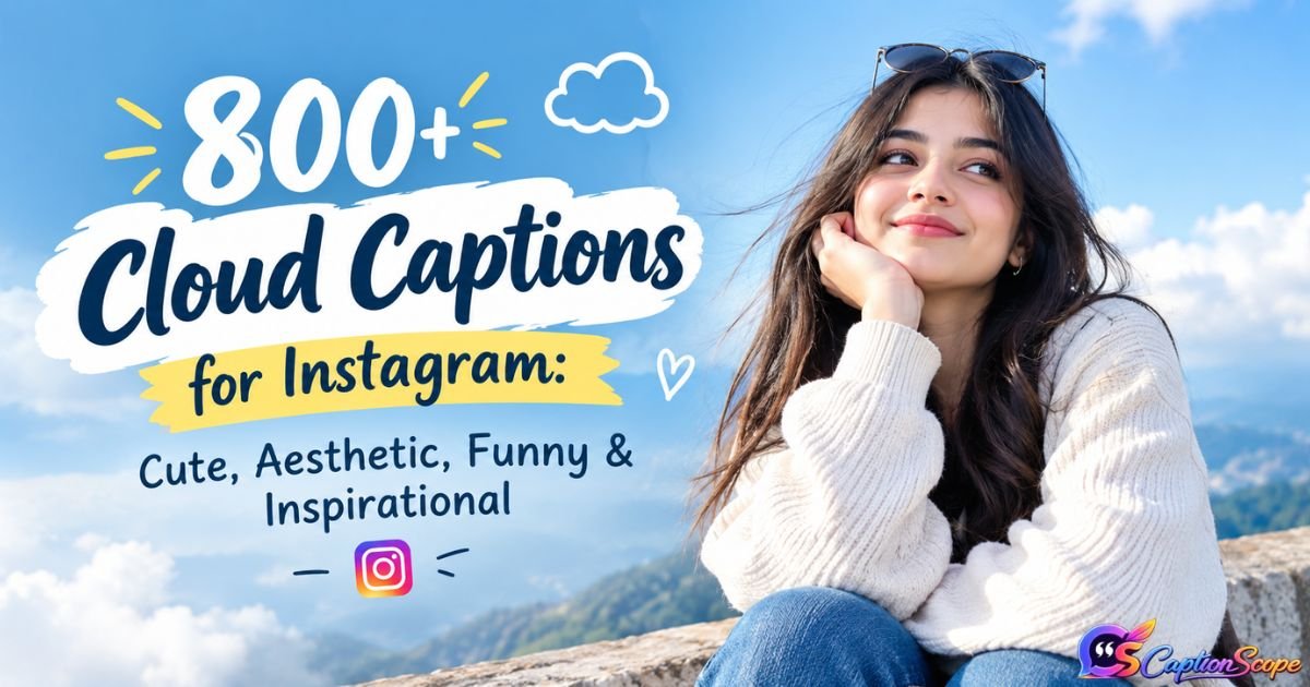 Cloud Captions for Instagram
