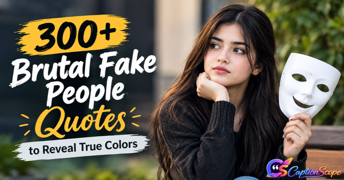 Fake People Quotes