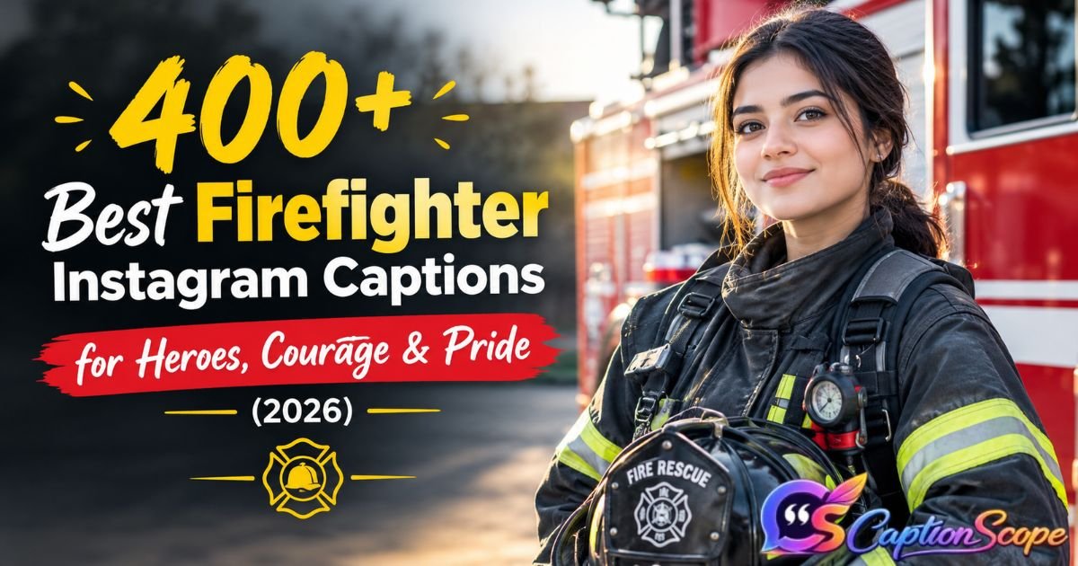 Firefighter Captions