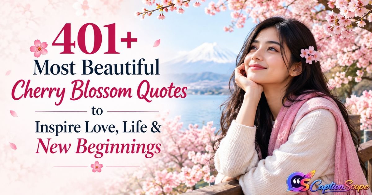 Cherry Blossom Quotes