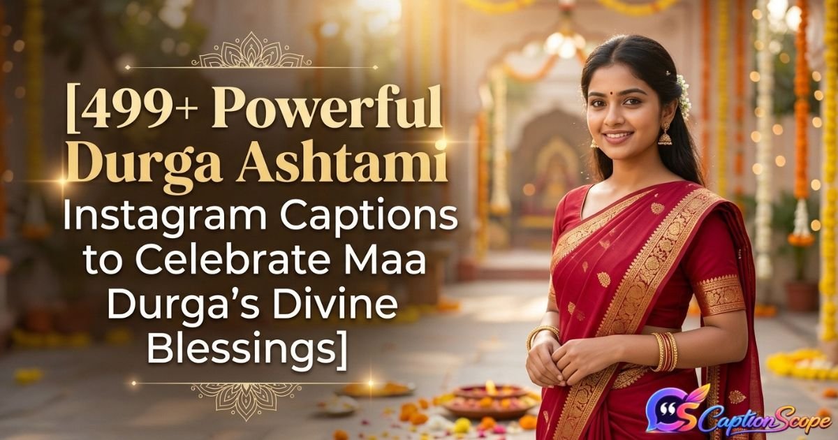 Durga Ashtami Instagram Captions