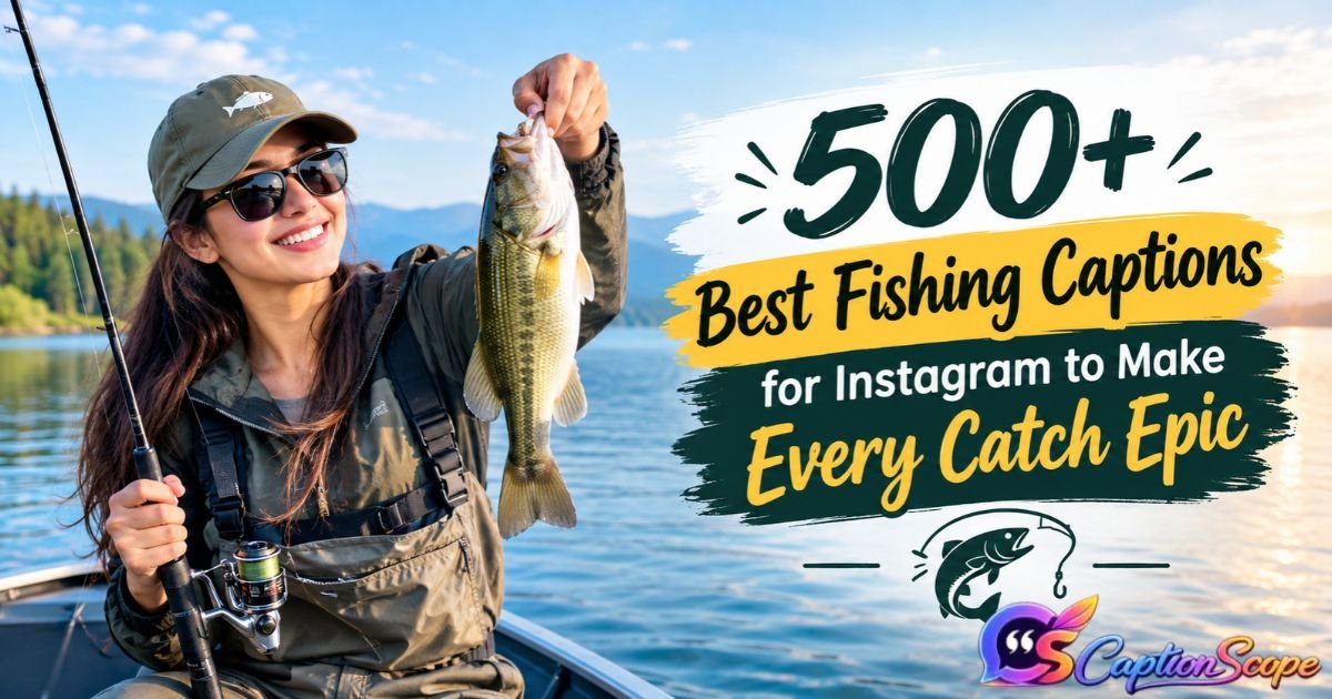 Fishing Captions