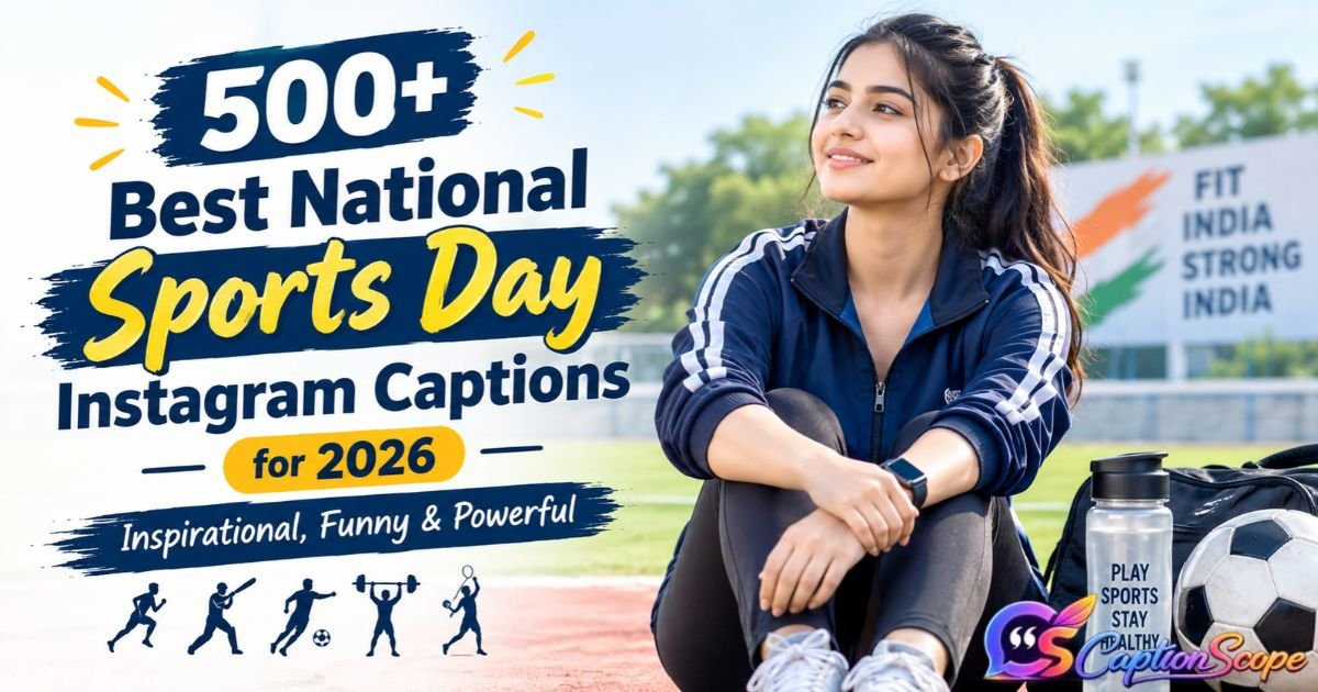 National Sports Day Instagram Captions