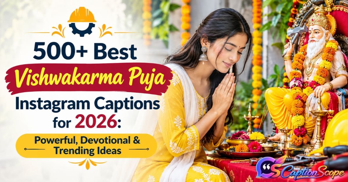 Vishwakarma Puja Instagram Captions